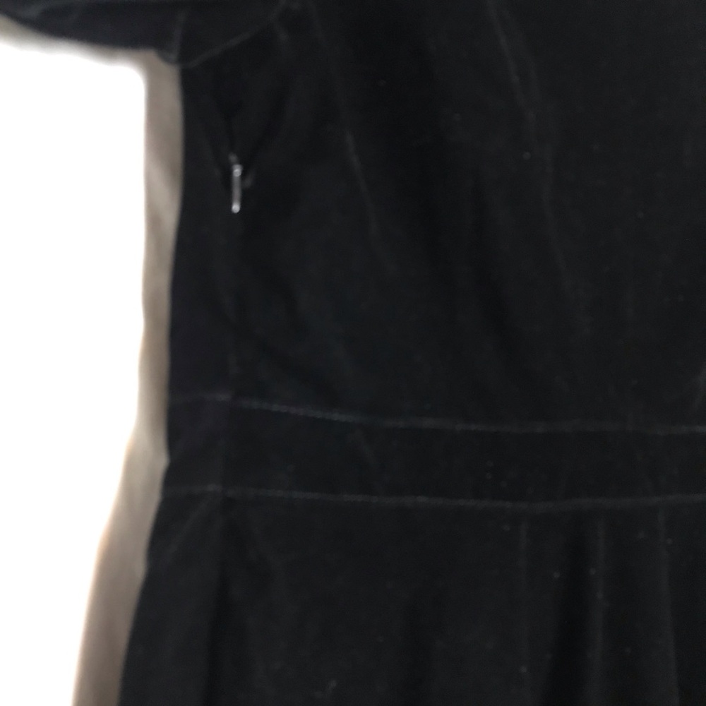 Classic Black Long-Sleeve Fit & Flare Dress - Picture 8 of 15